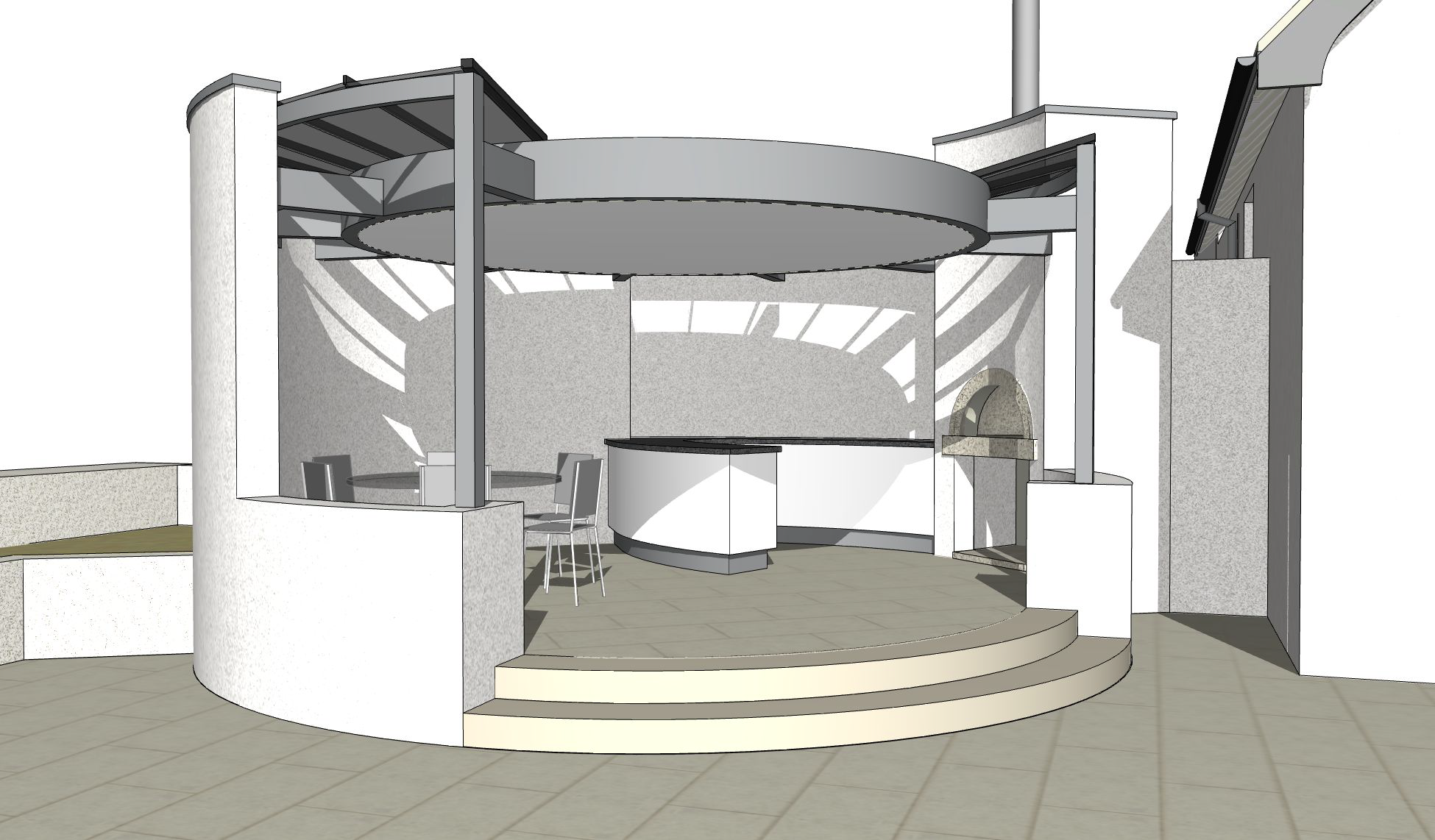 Install idea: Poolside Breeze House Install idea: Pizza Oven in a Poolside Breeze House
