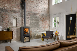 barbas Box 55 on log store at Orion Heating